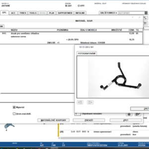 Držiak pre ventilátor chladiča