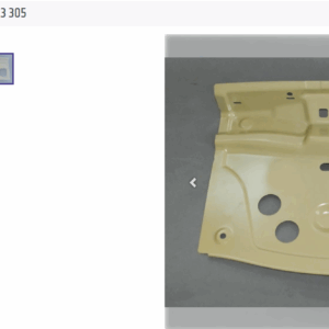 Výztuha - koncový plech vzadu